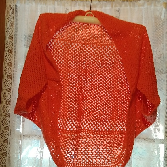 Sweaters - Hand-made crocheted shrug